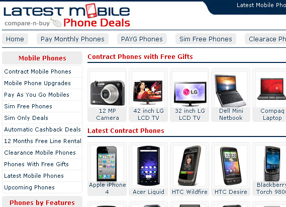 Latest Mobile Phone Deals