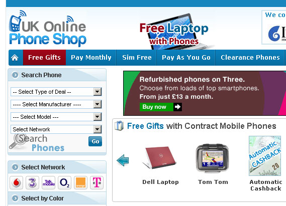 UK Online Phone Shop